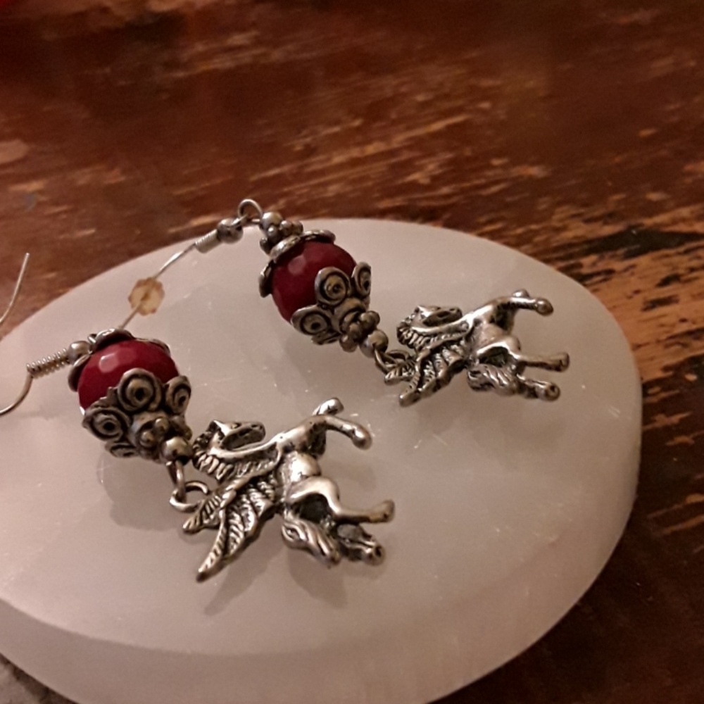 Pegasus earrings